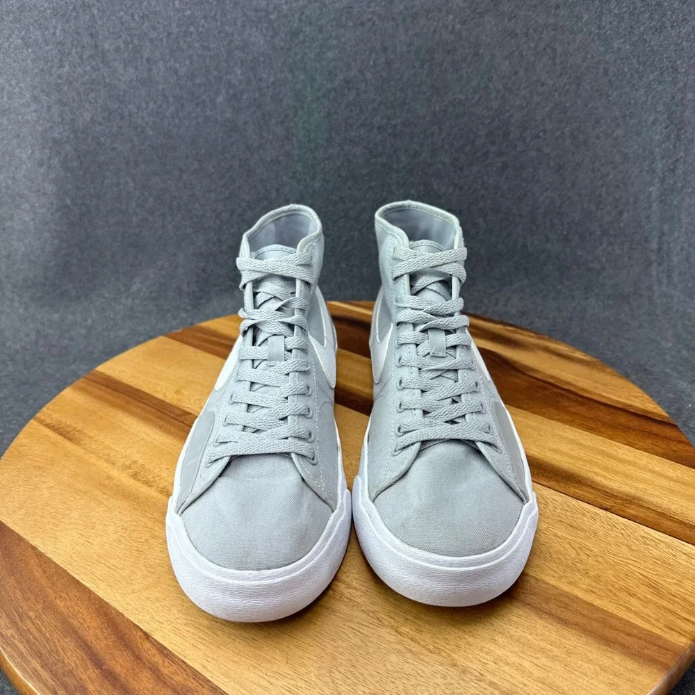 Nike SB Blazer Mid ISO Shoes Gray White DC8901-002 Size 10 Men's Skateboarding